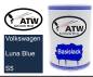 Preview: Volkswagen, Luna Blue, S5: 500ml Lackdose, von ATW Autoteile West.